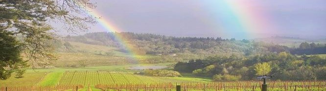double rainbow at Doe Ridge taken by neighbors 4.5.22 1